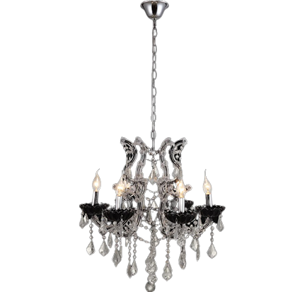 

Люстра Altalusse INL-1147P-06 Black & Chrome