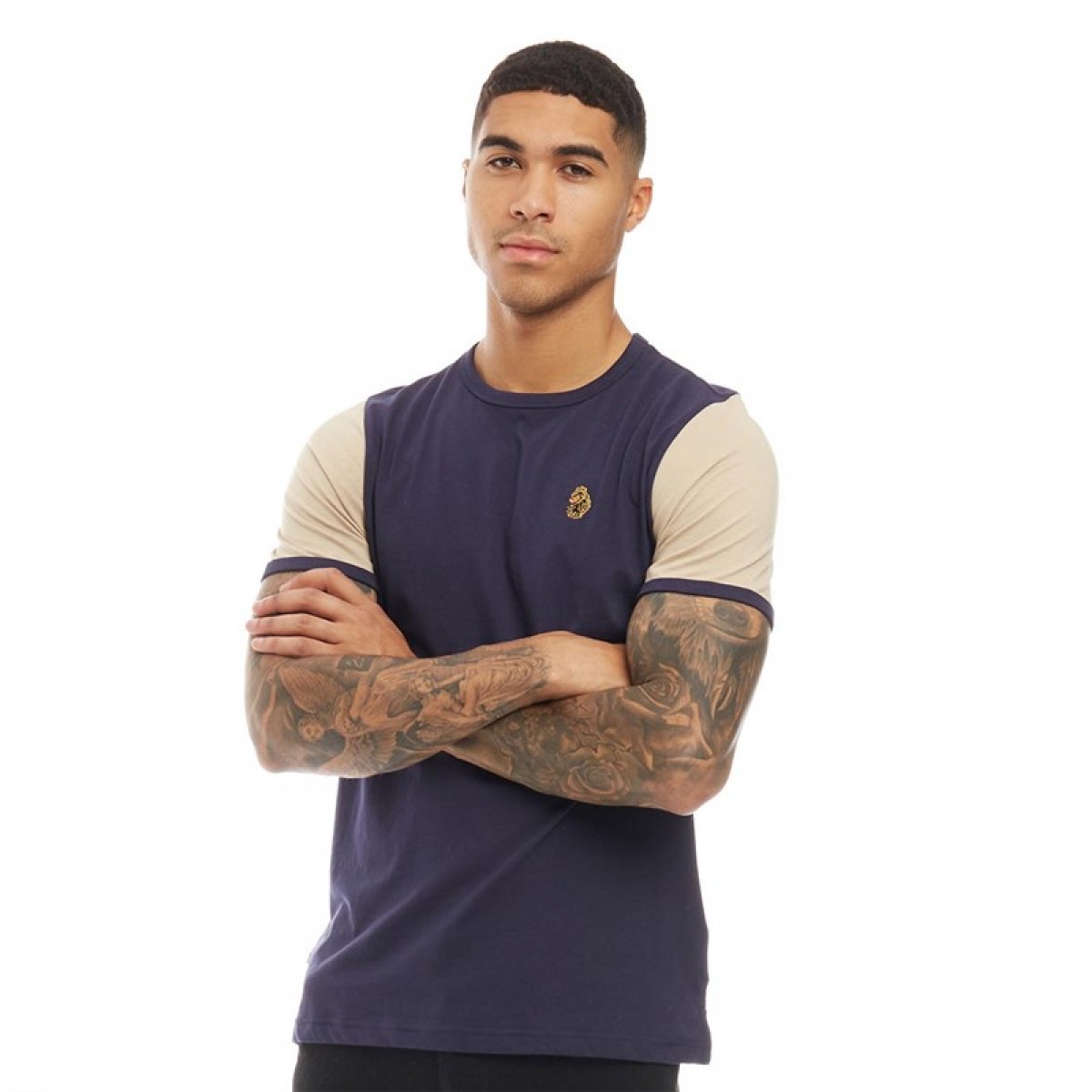 

Футболка LUKE 1977 Ringer Navy/Stone Navy, S (42)