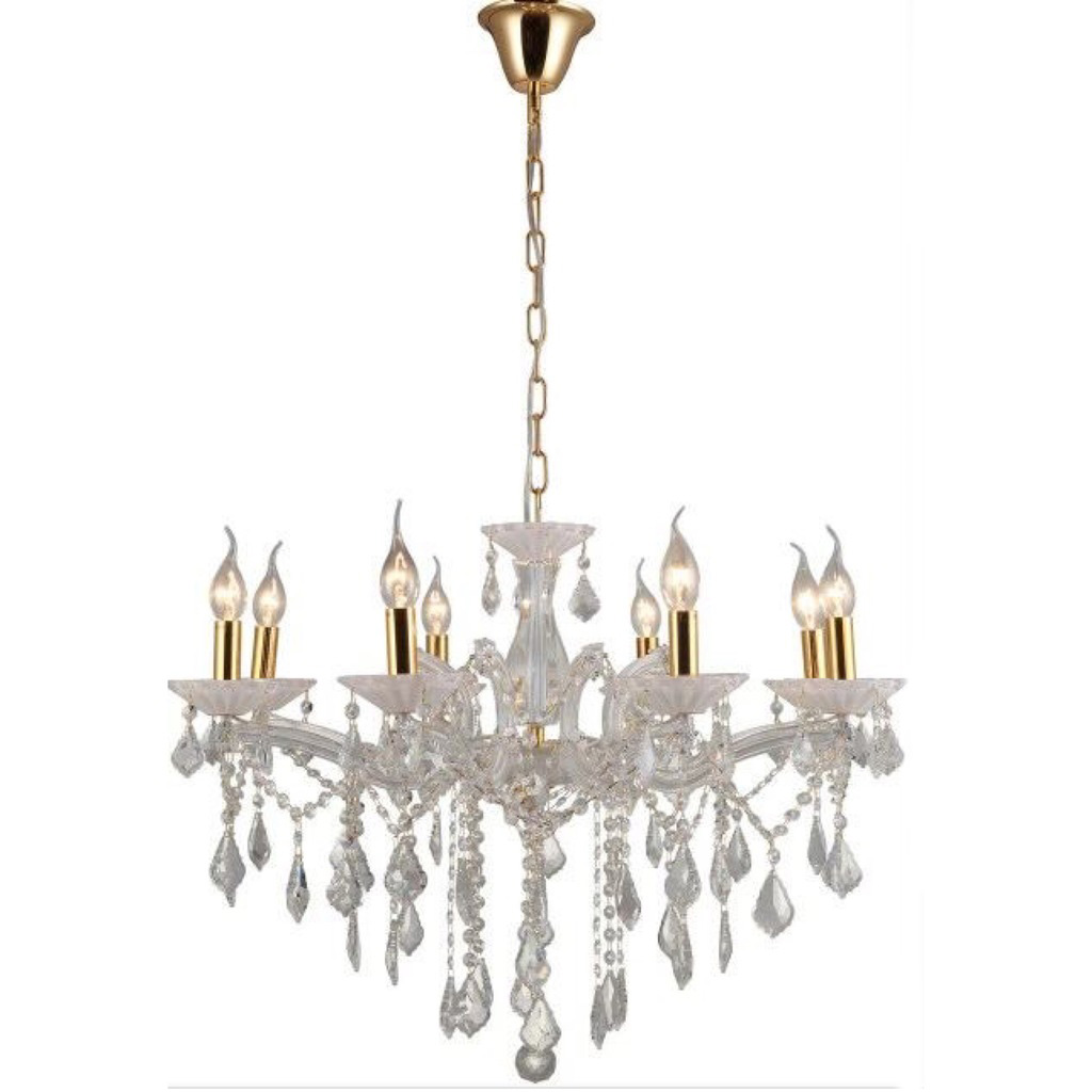 

Люстра Altalusse INL-1148P-08 White & Gold
