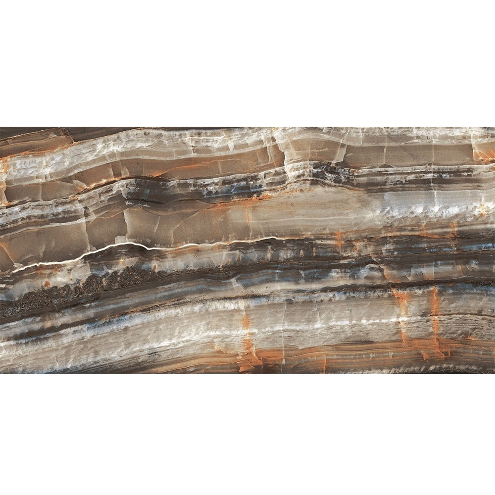 

Керамограніт Kale Mpb-R584 Onyx Rainbow Dark Polished 60х120 см 60*120 см