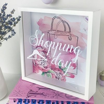 

Копилка декоративная настенная для денег "Shopping day" Present копилка декоративная для денег с крепежом на стену