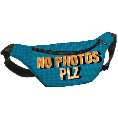 

Сумка бананка на пояс BUMBAG No photos plz Present бананка поясная сумка на пояс c принтом синяя