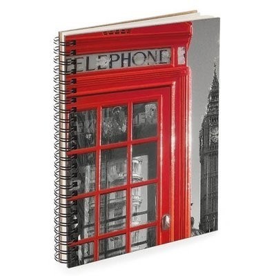 

Блокнот скетчбук базовый прямоугольный Sketchbook Present Скетчбук блокнот с принтом для рисования блокнот с принтом Красная телефонная будка