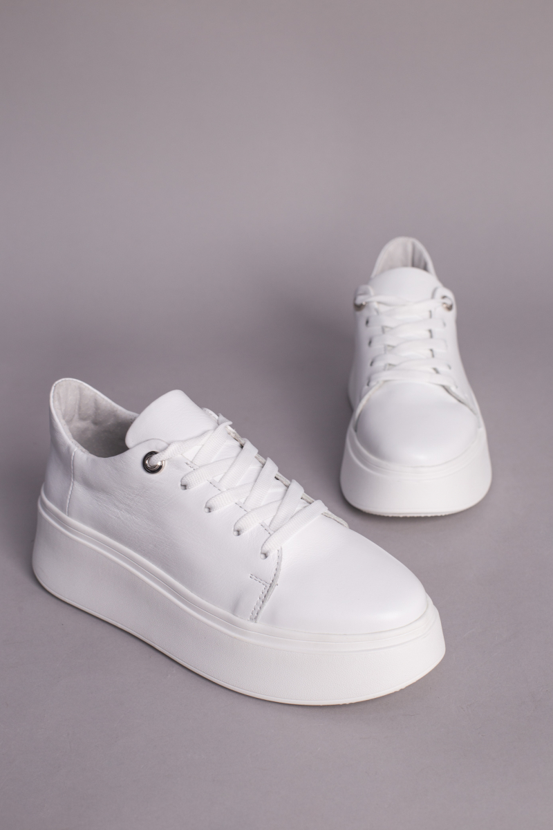 

Кеди жіночі шкіра LuxuryShoes 6998/41 (263,5-27 см) Білий