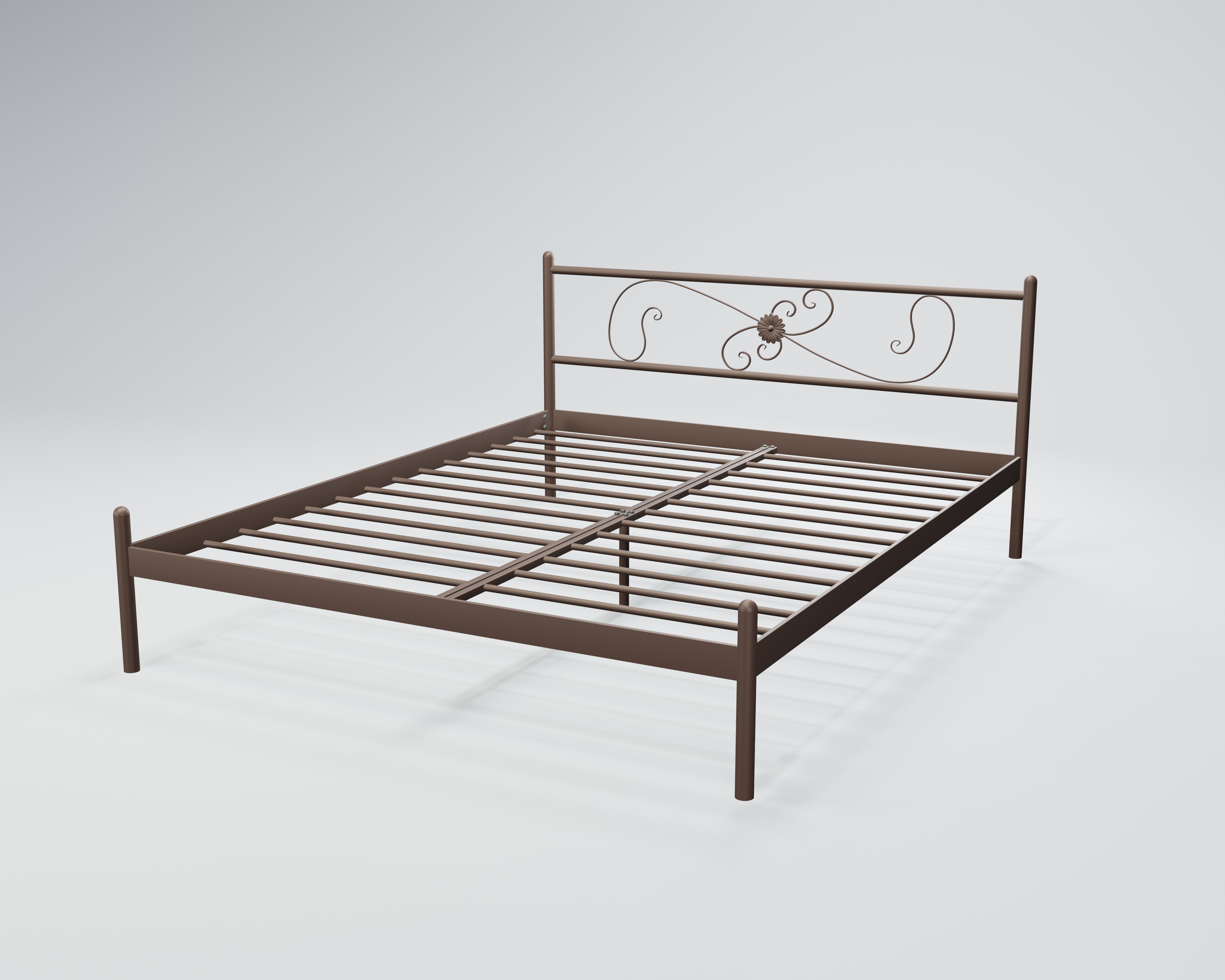 

Кровать Хризантема1 Tenero черная медь 1800х1900