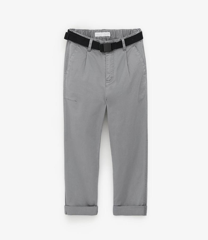 

Штаны котоновые Zara 140 серый 32092