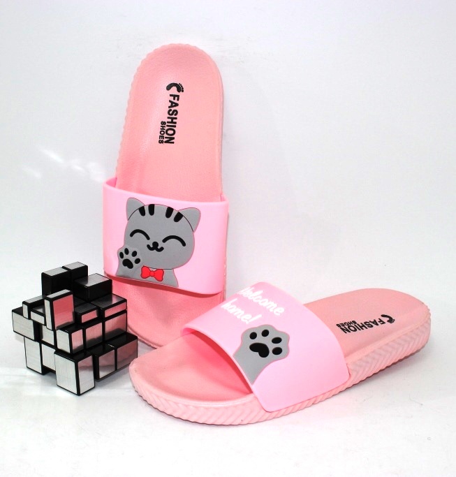 

Шлёпанцы с котиками Fashion 3049-17pink 37 23.2см розовый