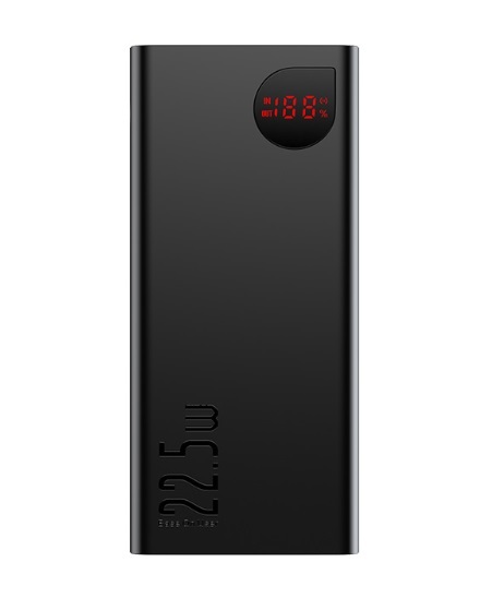 

УМБ Baseus Adaman Metal Digital Display 22.5W 10000 mAh Black (PPIMDA-B0A)