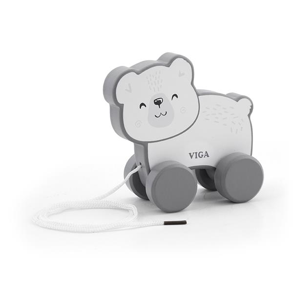 

Каталка Viga Toys PolarB Белый медведь (44001)