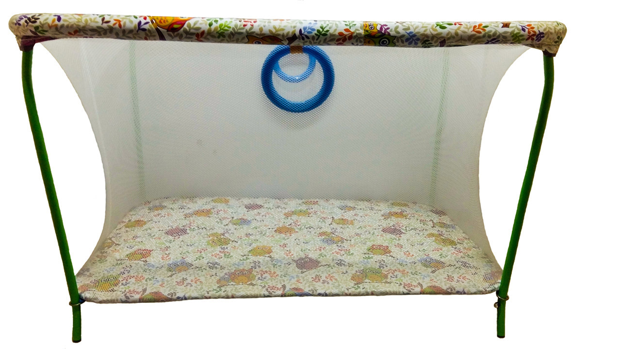 

Манеж игровой с мелкой сеткой Kinderbox Совы
