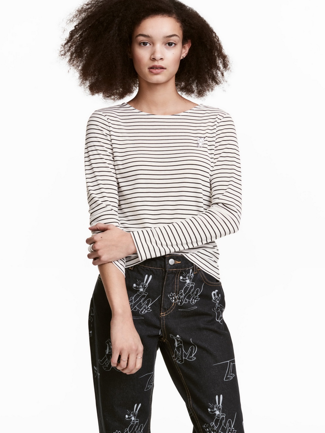 

Лонгслив H&M 06-0593314-011 L Белый (СА2000001863428)