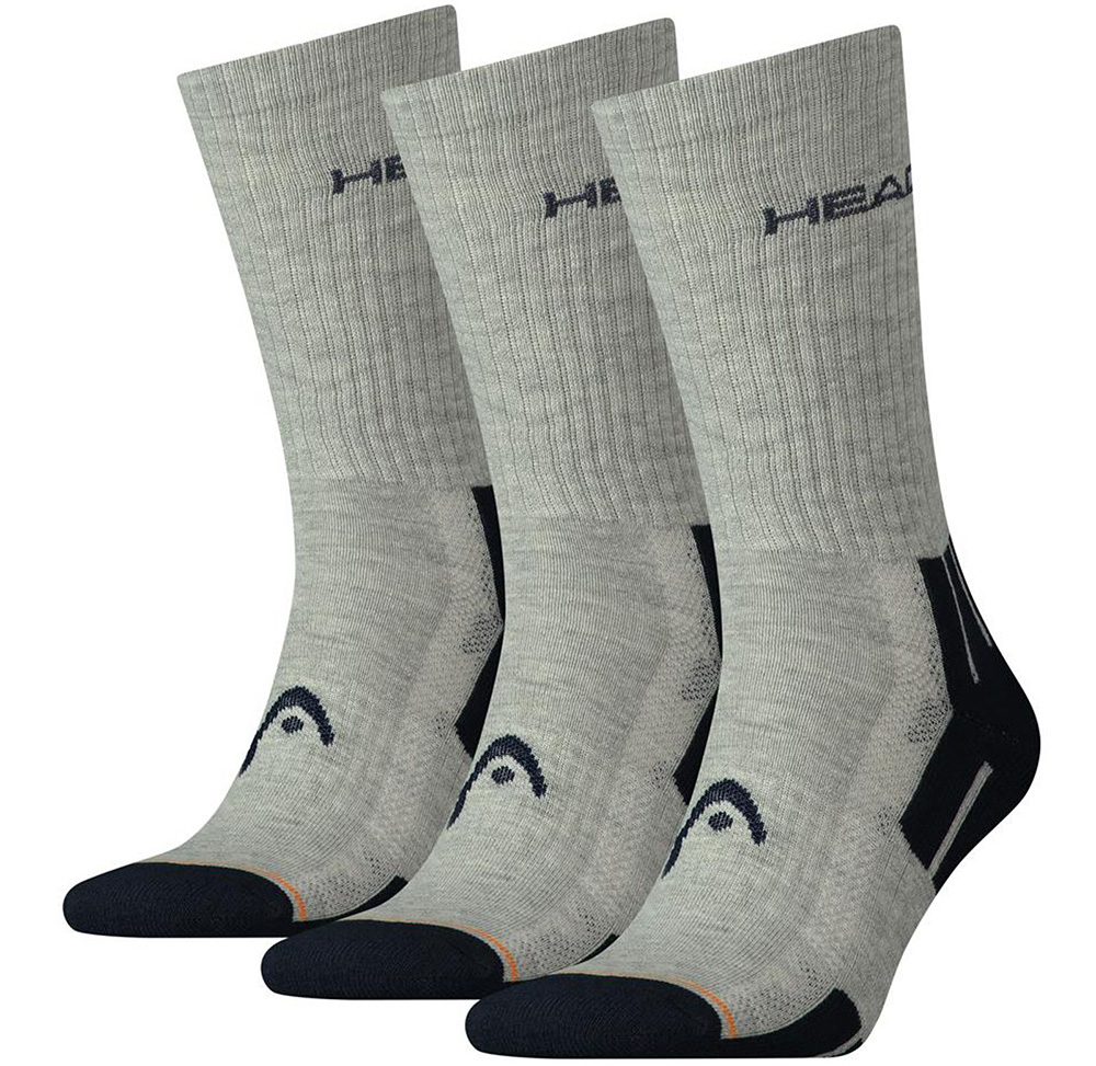 

Носки Head Performance Crew 3P Blue/Grey 741020001-650 (3 пары) Размер: 39-42
