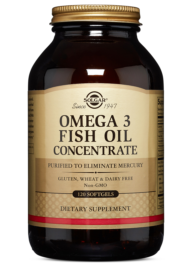 

Витамины Solgar Omega-3 Fish Oil Concentrate 120 капсул (4384302460)