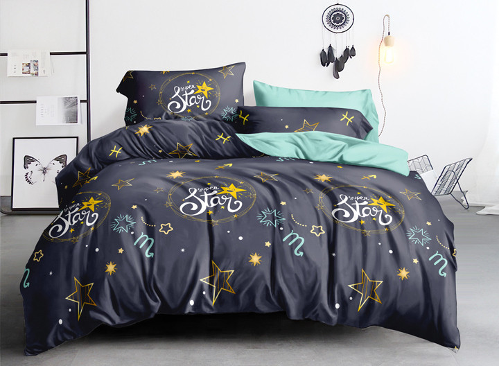 

Комплект постельного белья Krispol Star полуторный GOLD LUX 150*220 (415.154552.2)