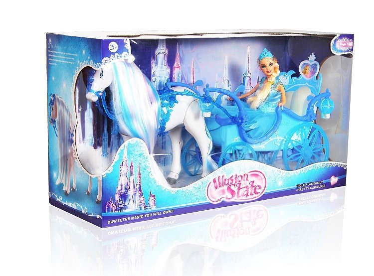 

Набор Maya Toys Карета с куклой и лошадью ходит
