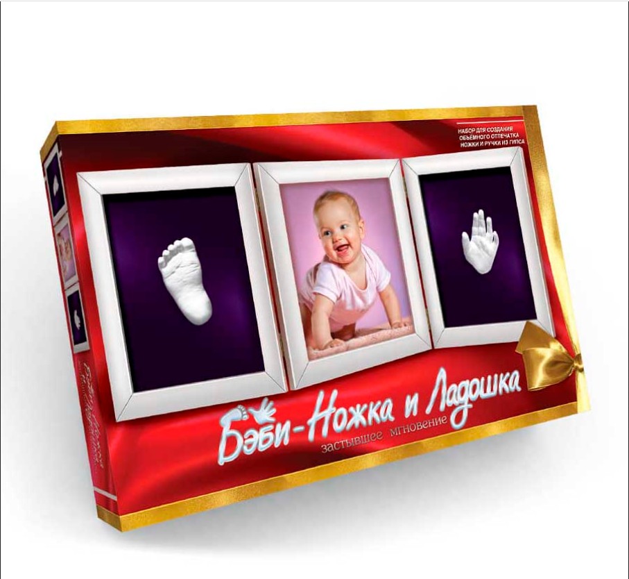 

Набор слепок Danko Toys Бэби ножка и ладошка БНЛ-01