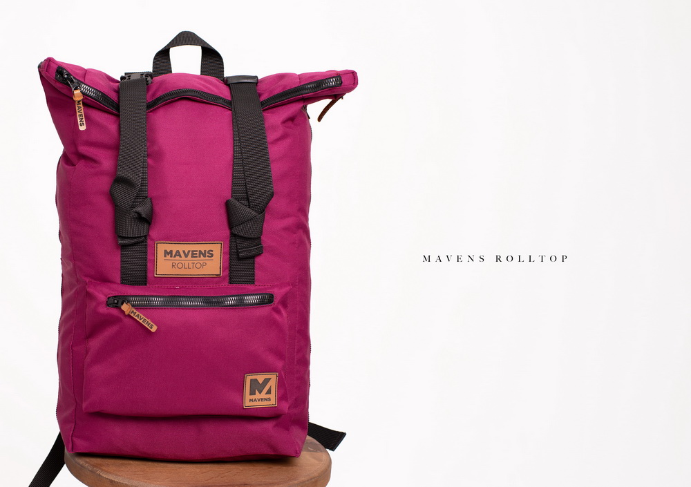 

Рюкзак "Mavens Rolltop" для ручной клади, стандарт Ryanair и Wizz Air 40x20x25 см. Фиолетовый, d20