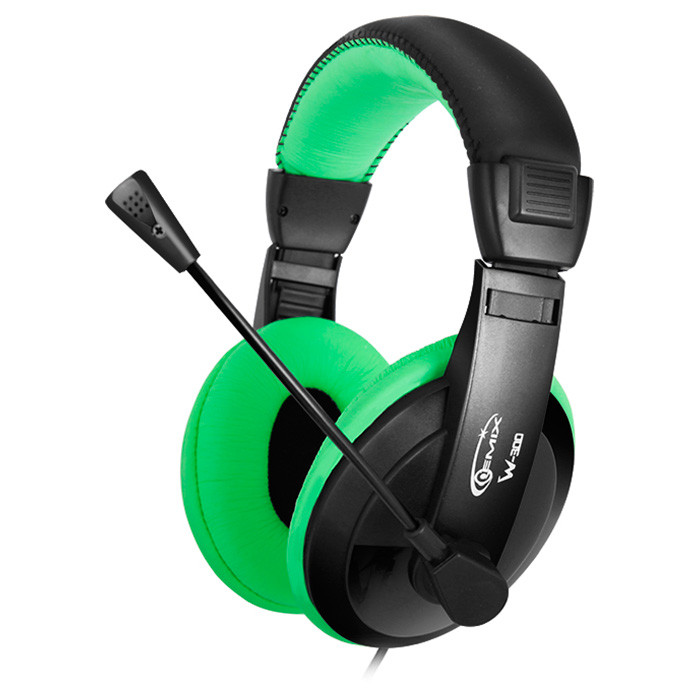 

Наушники Gemix W-300 Black/Green