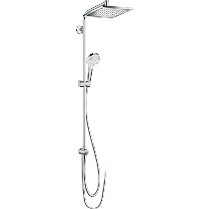 

Душевая стойка Hansgrohe Crometta E 240 27289000 (стойка+верхний душ+лейка+шланг) (25875)