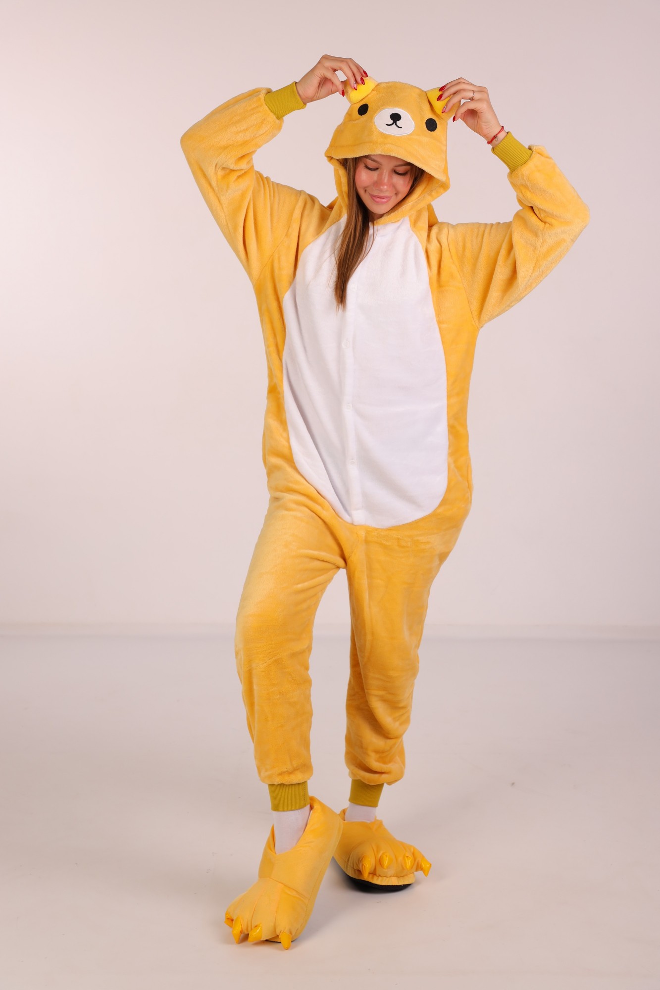 

Пижама кигуруми Kigurumi Мишка Тэдди Рилакума Карамель  175-185 см. (1044, Пижама кигуруми Kigurumi Мишка Тэдди Рилакума Карамель XL 175-185 см. (1044)