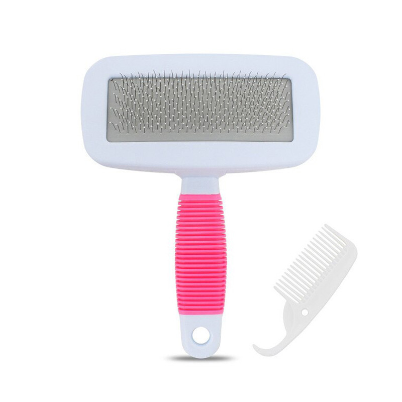 

Расческа для шерсти животных Taotaopets 094407 Pink с гребнем (K/OPT2-5404-17614)