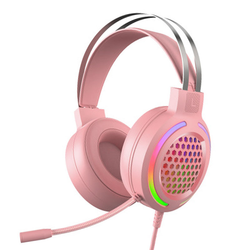 

Проводная гарнитура FOREV FV-G99 Pink наушники с микрофоном 2х3.5 мм + USB для смартфона ПК (K/OPT2-7027-24829)