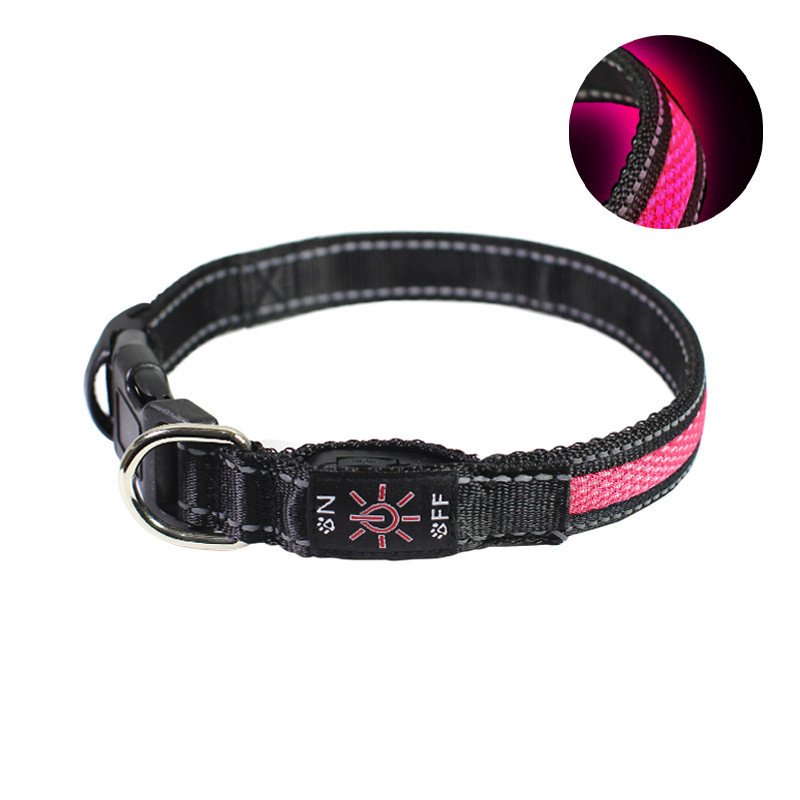 

Ошейник для собак светодиодный Friend CR015 Pink M светящийся LED (K/OPT2-6588-21330)