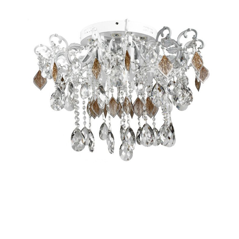 

Люстра кришталева стельова Light House SRS-16218/7-650 біла