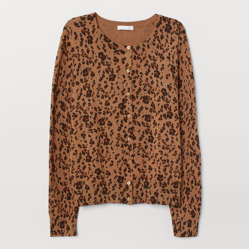 

Кардиган H&M 07-0579541-009 S Коричневый (СА2000001505786)