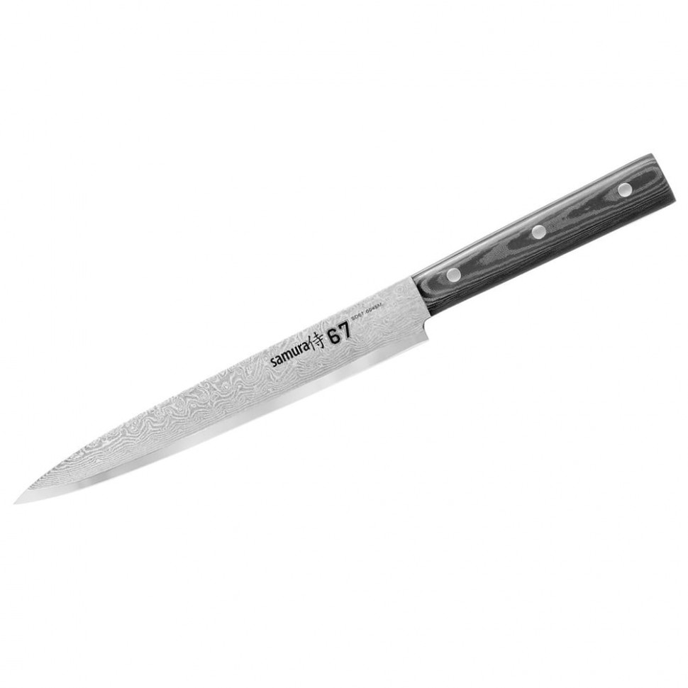 

Нож для тонкой нарезки Samura 67 Damascus Micarta 19.5 см (SD67-0045M)