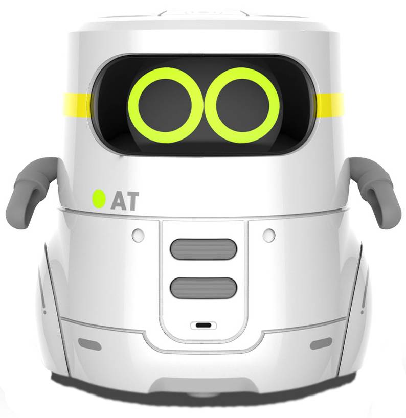 Акція на Умный робот AT-Robot с сенсорным управлением и обучающими карточками Белый на украинском языке (AT002-01-UKR) від Rozetka UA