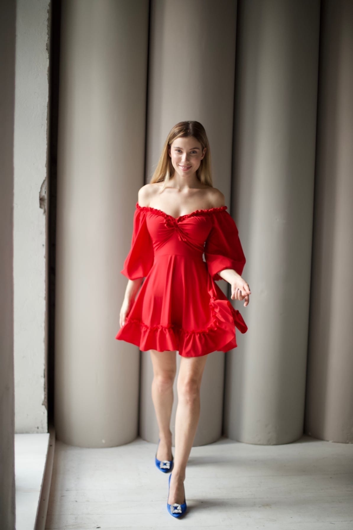 

Платье мини Воланчик Modnicy 5537,18, Платье мини Воланчик Modnicy 5537,18 42-46