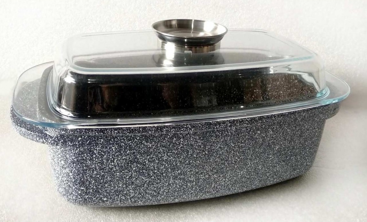 

Кастрюля Гусятница со стеклянной крышкой Bohmann BH-6233