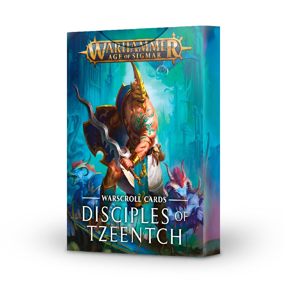 

Карты Games Workshop Warhammer Age Of Sigmar WARSCROLLS: DISCIPLES OF TZEENTCH ENG (60220201010) (5011921128716)