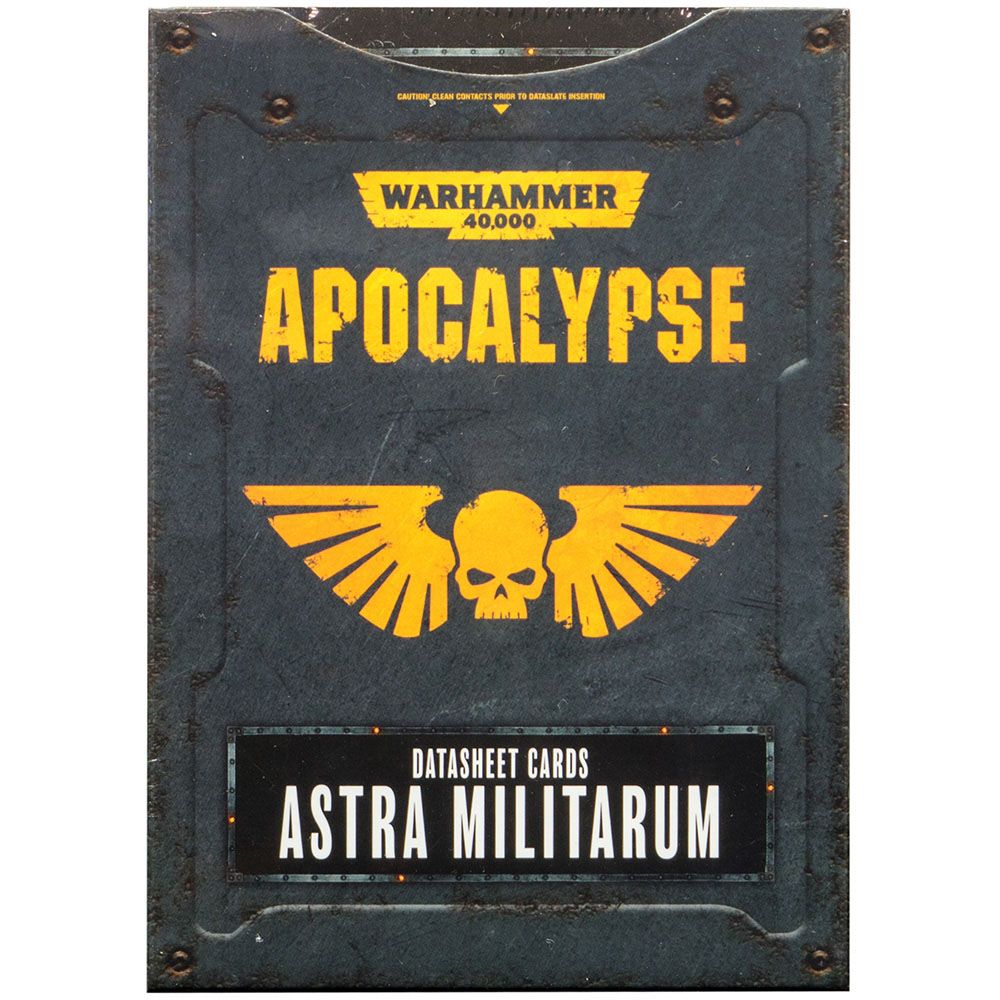 

Карты Games Workshop APOCALYPSE DATASHEETS: A/MILITARUM ENG (60220105016) (5011921125470)