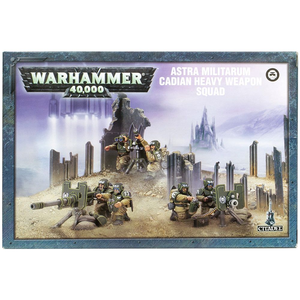

Настольная игра Games Workshop Warhammer 40000 A/MILITARUM CADIAN HEAVY WEAPON SQUAD (99120105079) (5011921113781)