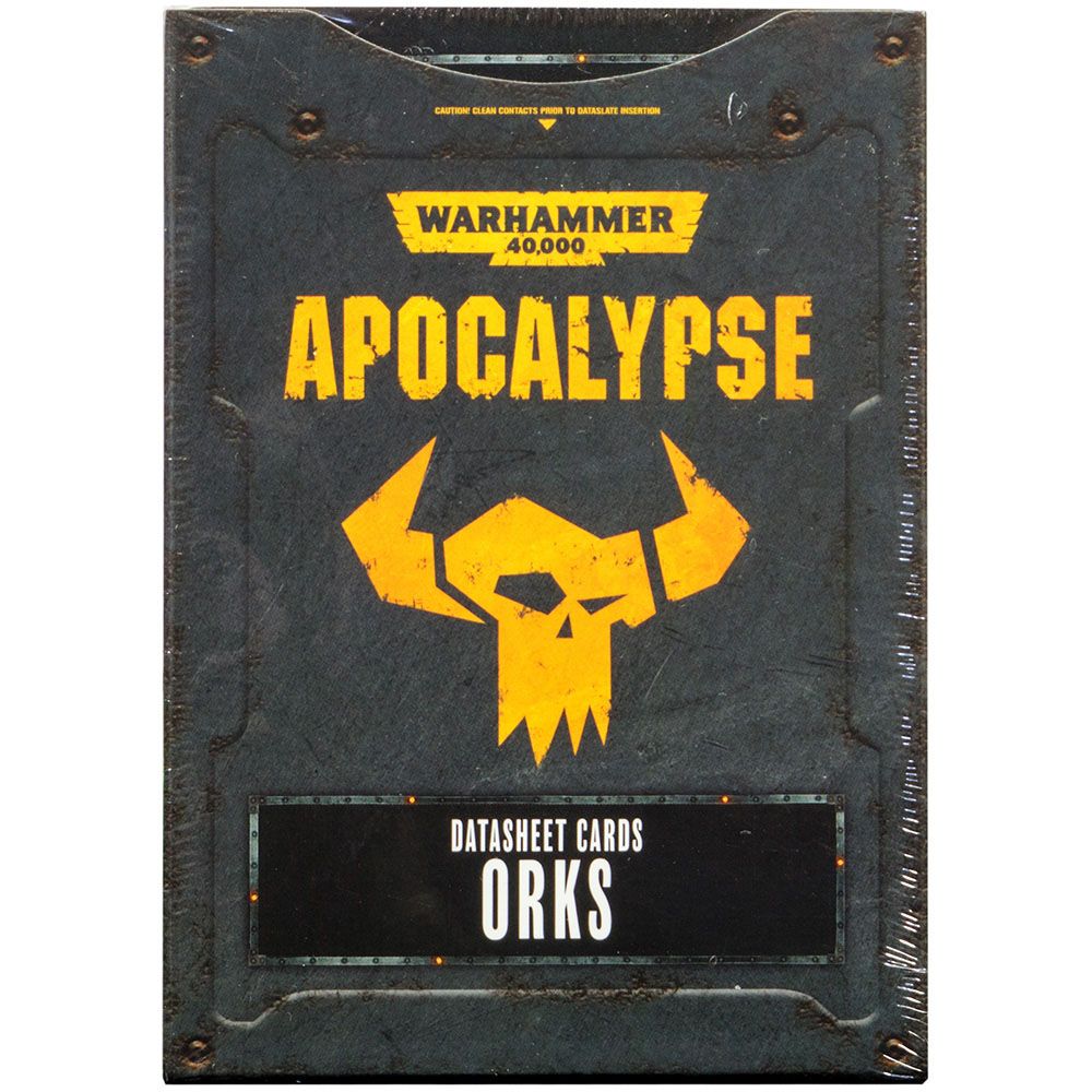 

Карты Games Workshop APOCALYPSE DATASHEETS: ORKS (ENG) (60220103026) (5011921125524)