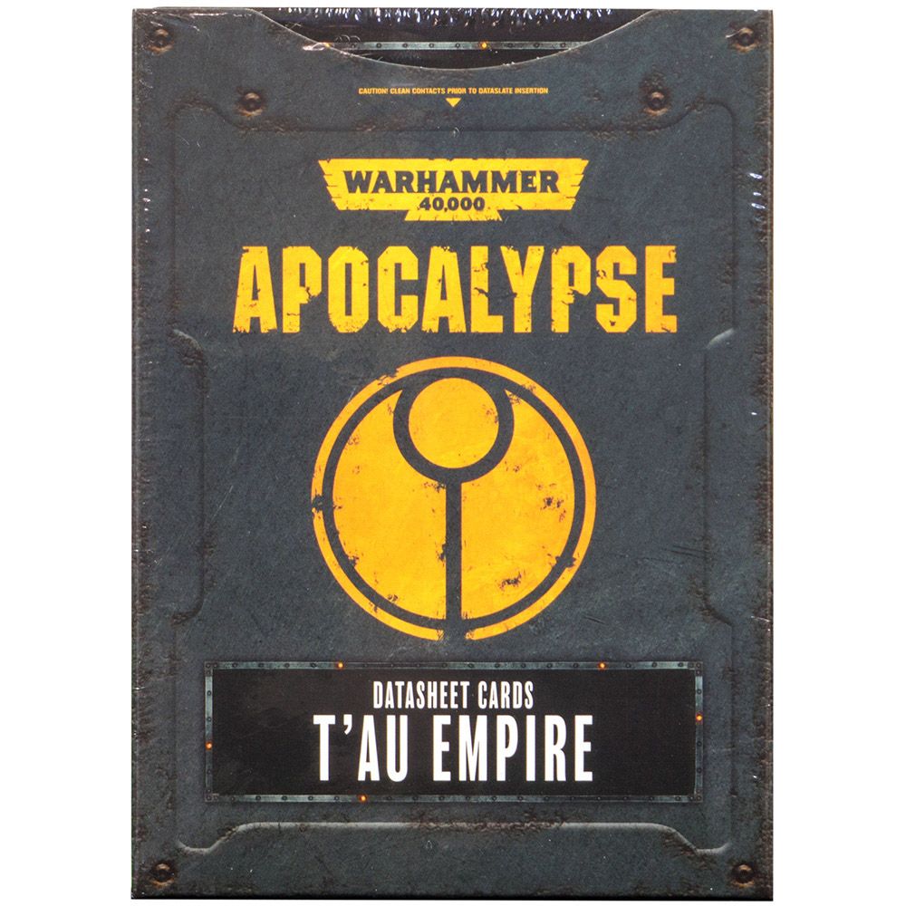 

Карты Games Workshop APOCALYPSE DATASHEETS: T'AU EMPIRE (ENG (60220113027) (5011921125531)