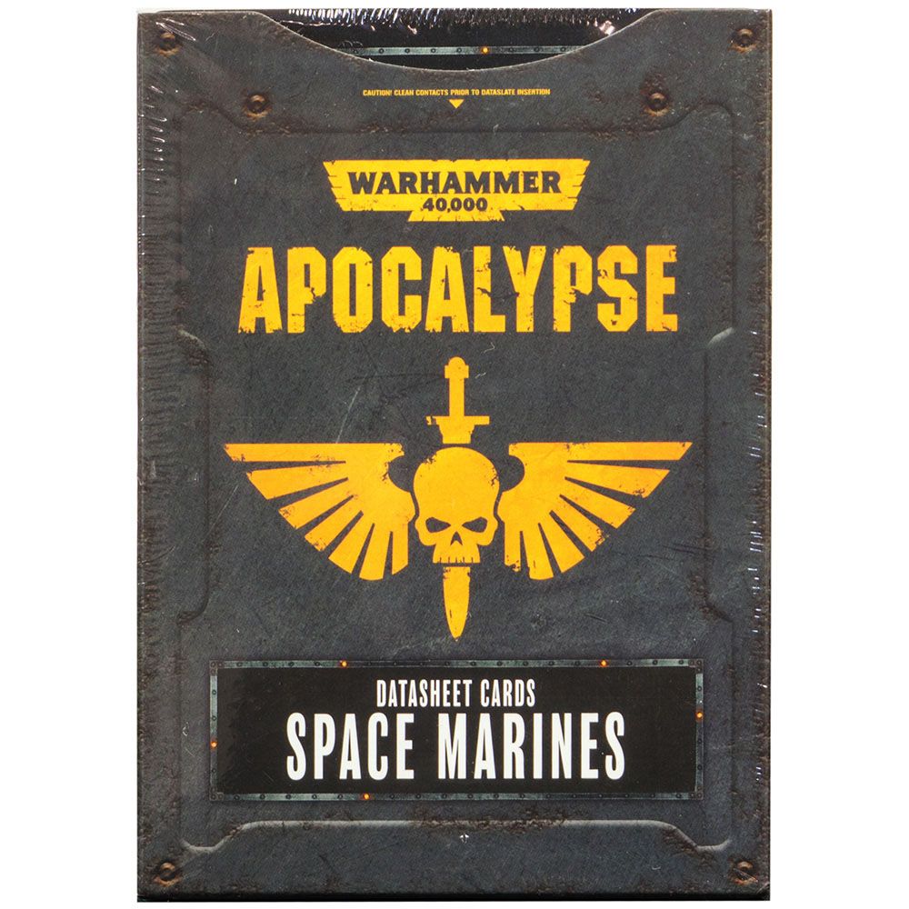 

Карты Games Workshop APOCALYPSE DATASHEETS: SPACE MARINES ENG (60220101016) (5011921125463)