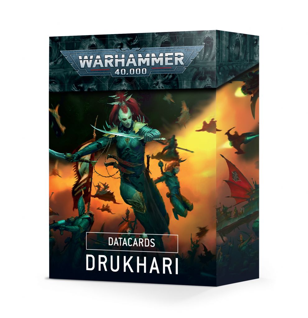 

Карты Games Workshop Warhammer 40000 DATACARDS: DRUKHARI (ENGLISH) (60050112002) (5011921140350)