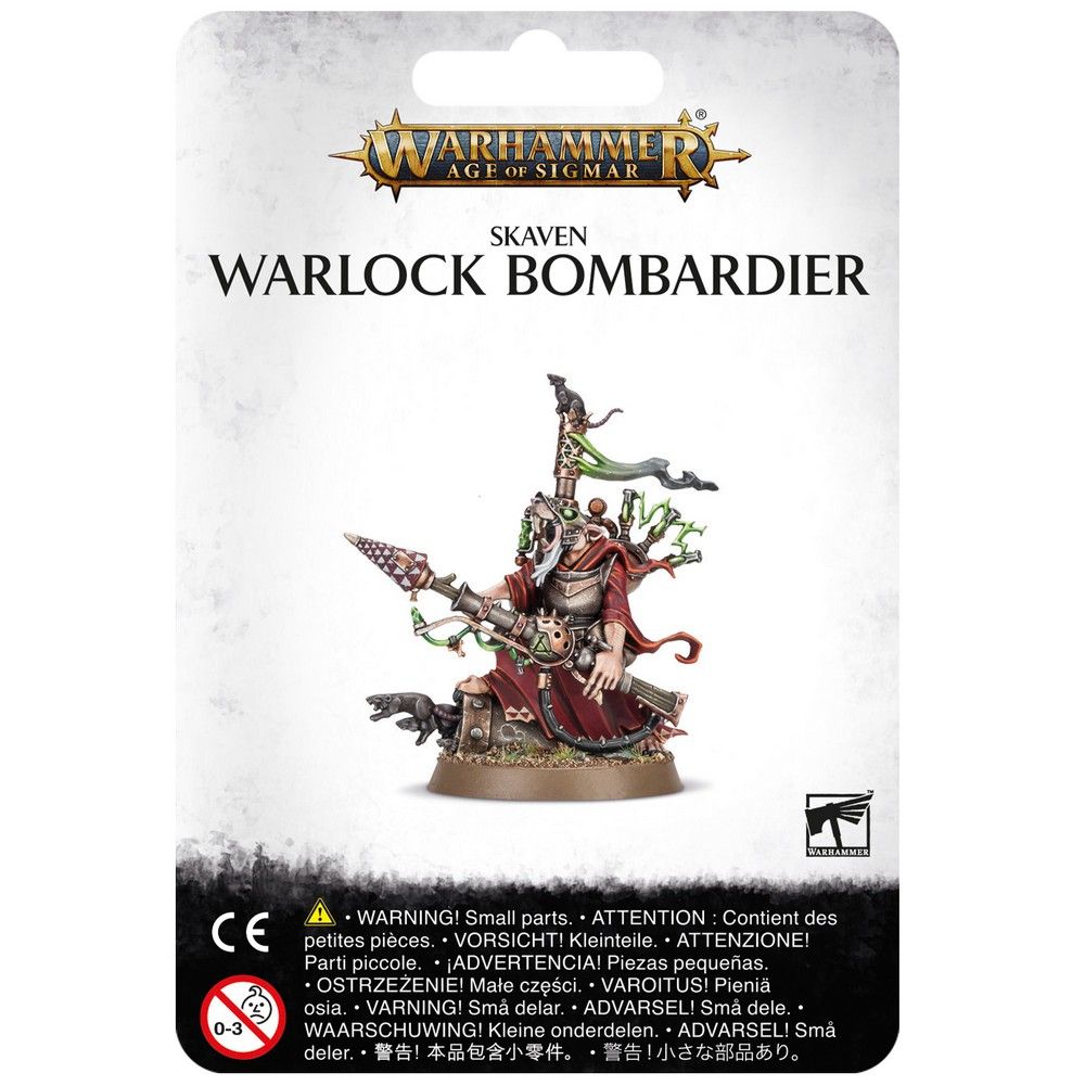 

Настольная игра Games Workshop Warhammer Age Of Sigmar SKAVEN WARLOCK BOMBARDIER (99070206003) (5011921116430)