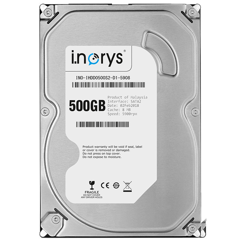 

Жесткий диск i.norys 500GB 5900 rpm 8MB (INO-IHDD0500S2-D1-5908) HDD 3,5" внутренний для ПК (K/OPT2-1043-2101)