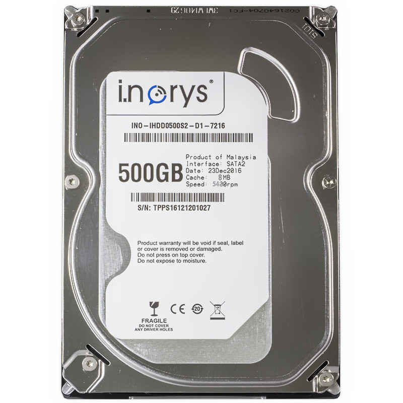 

Жесткий диск i.norys 2,5" 500GB 5400rpm 8MB (INO-IHDD0500S2-N1-5408) для настольного компьютера ноутбука (K/OPT2-2180-5132)