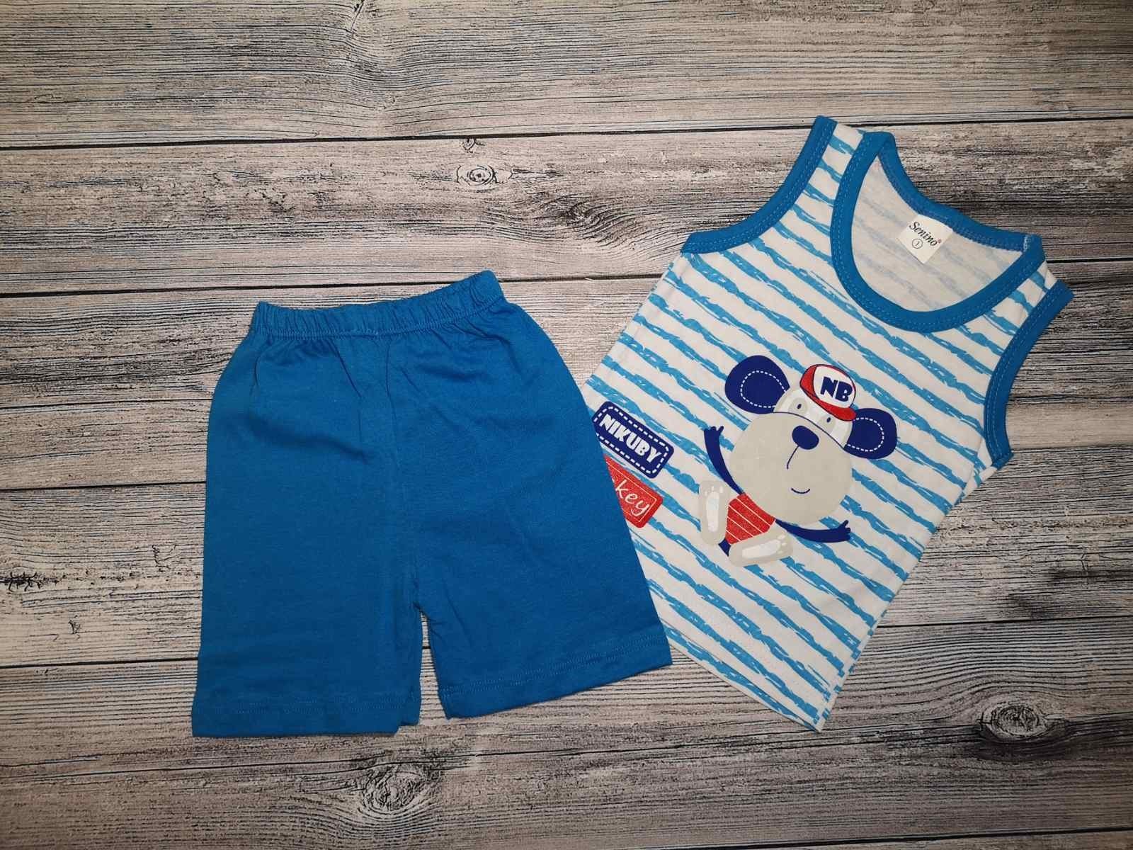 

Майка + Шорты Senino Monkey 1 год 80 см синяя