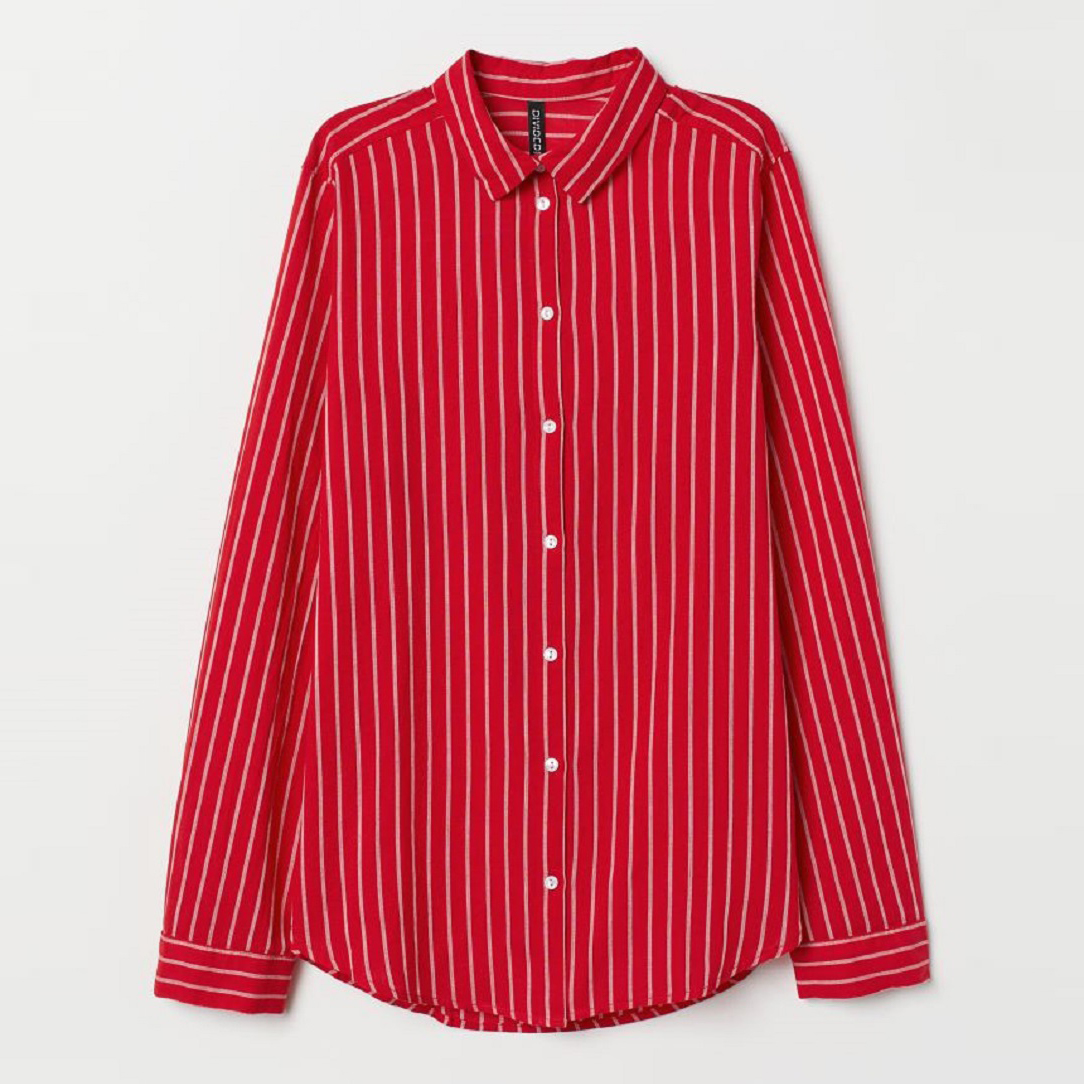 

Рубашка H&M 07-0697564-019 34 Красная (СА2000001505618)