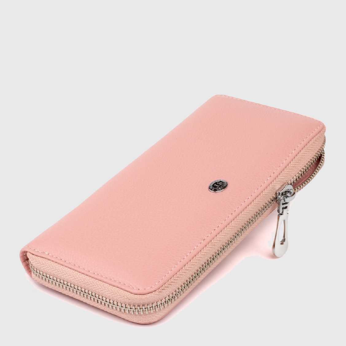 

Женский кошелек в форме конверта кожаный ST Leather Accessories 19283 Розовый