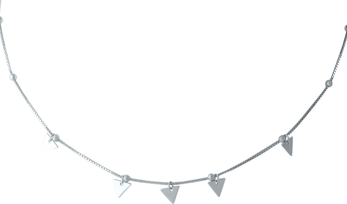 

Серебряное колье SilverBreeze без камней 360400 размер