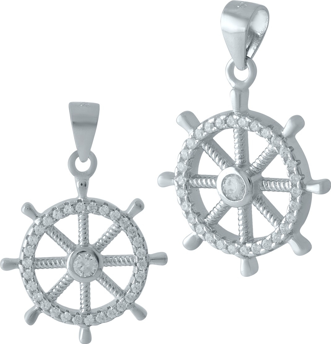 

Серебряная подвеска SilverBreeze с фианитами