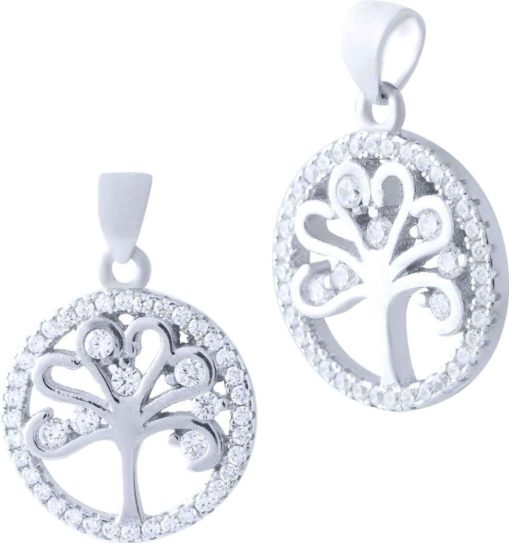 

Серебряная подвеска SilverBreeze с фианитами