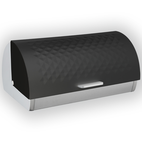 

Хлібниця з відкидною кришкою (1676-Black-MR) Maestro